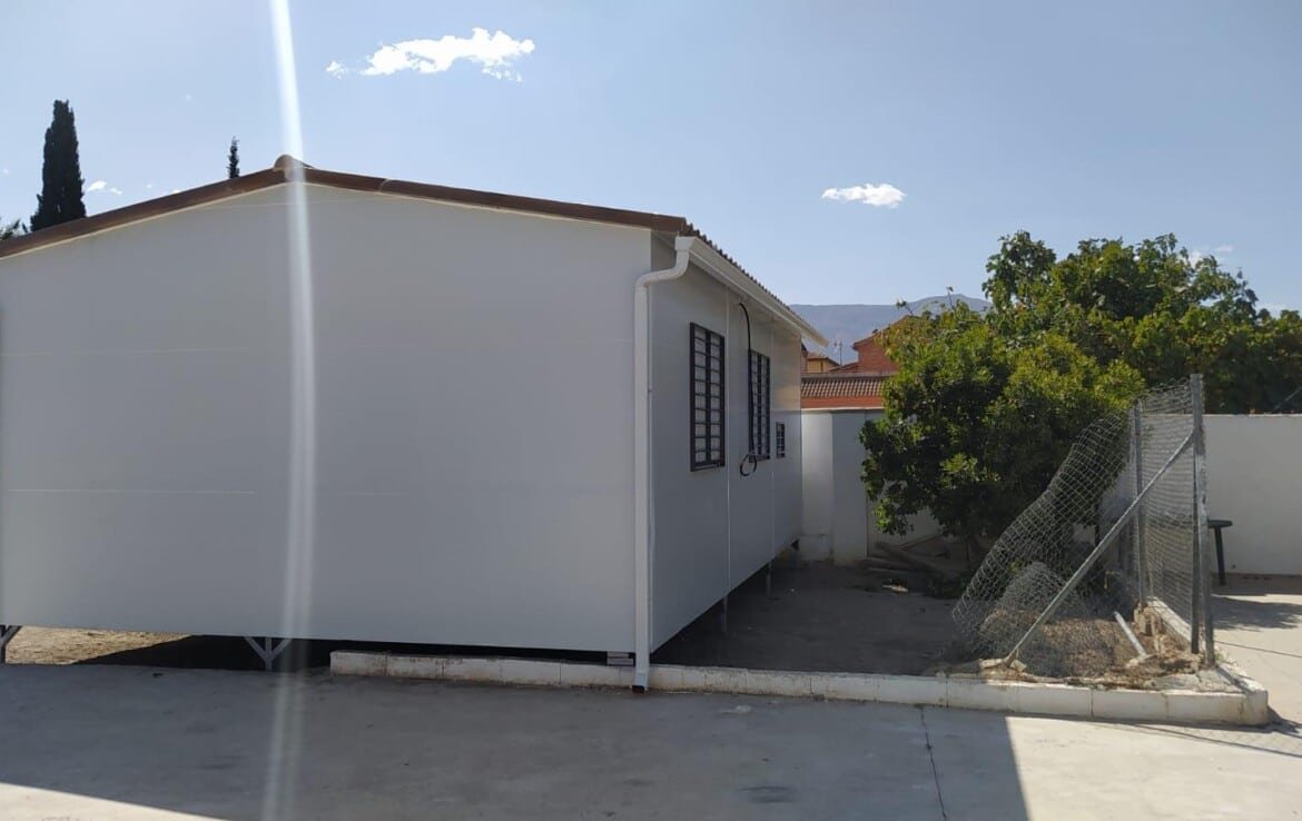 casa prefabricada modular espana blanca lateral